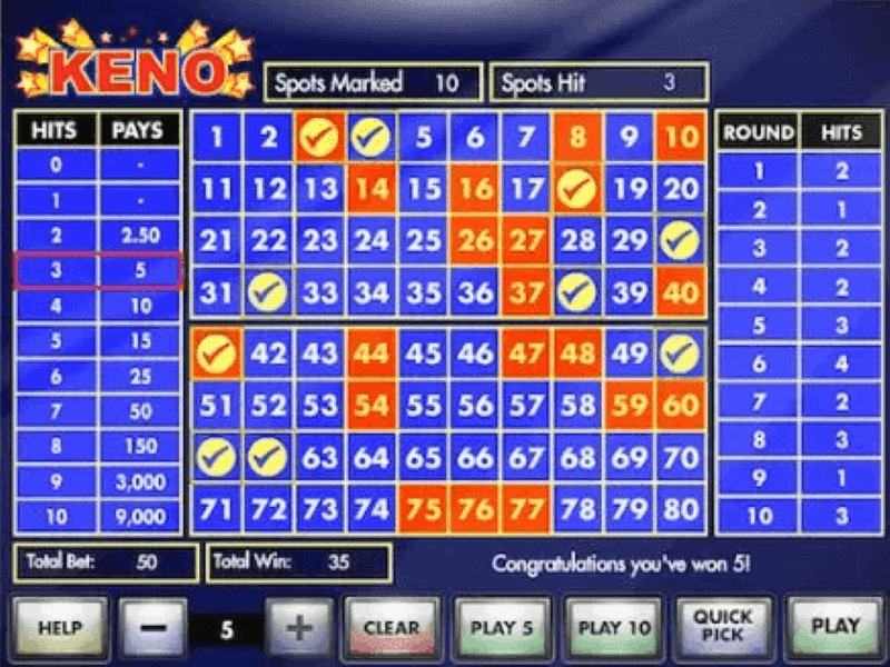 Hướng dẫn chơi Keno QH99